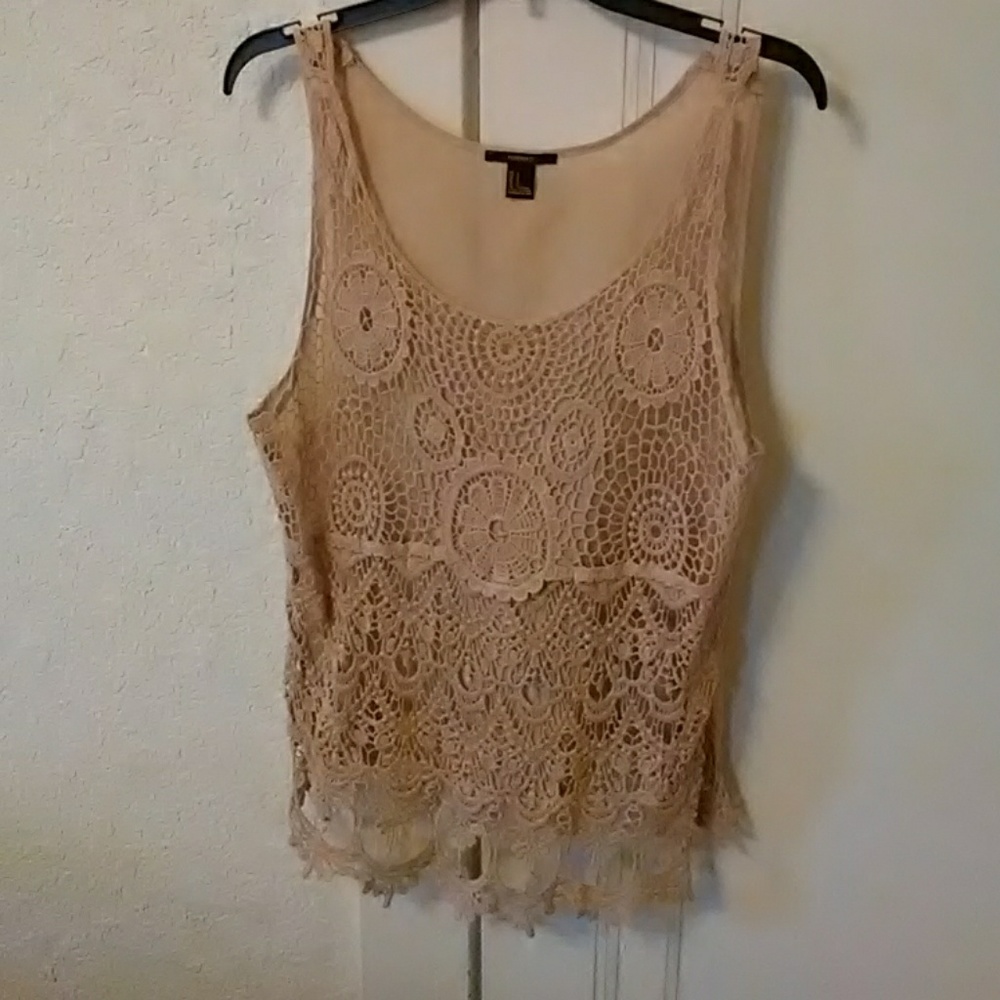 Crotche Beige Top